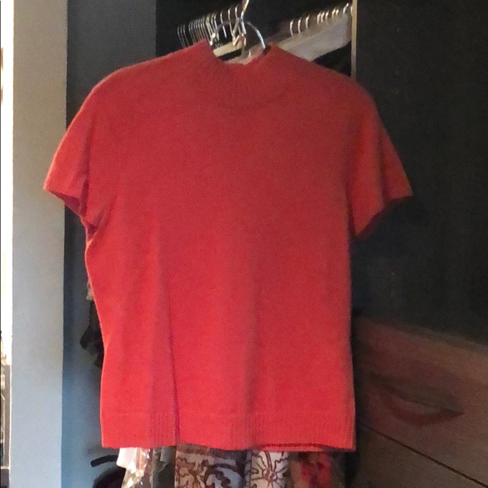 Persimmon, mock turtle neck cashmere sweater